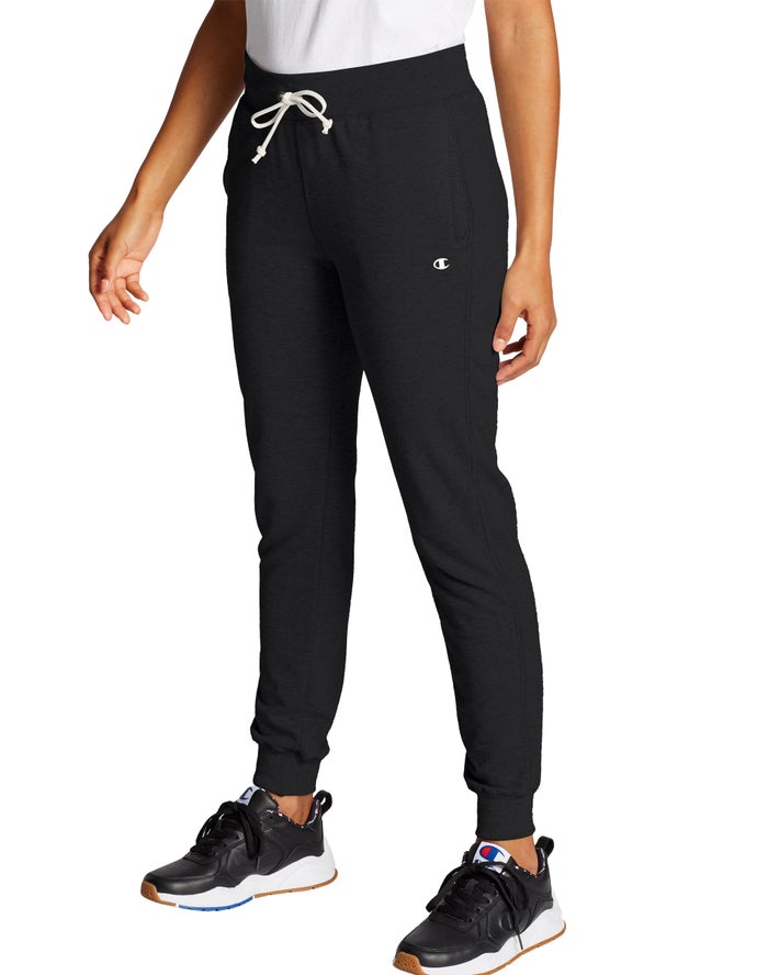 Jogger Champion Mujer - French Terry ( Negras ) 1670845-IO